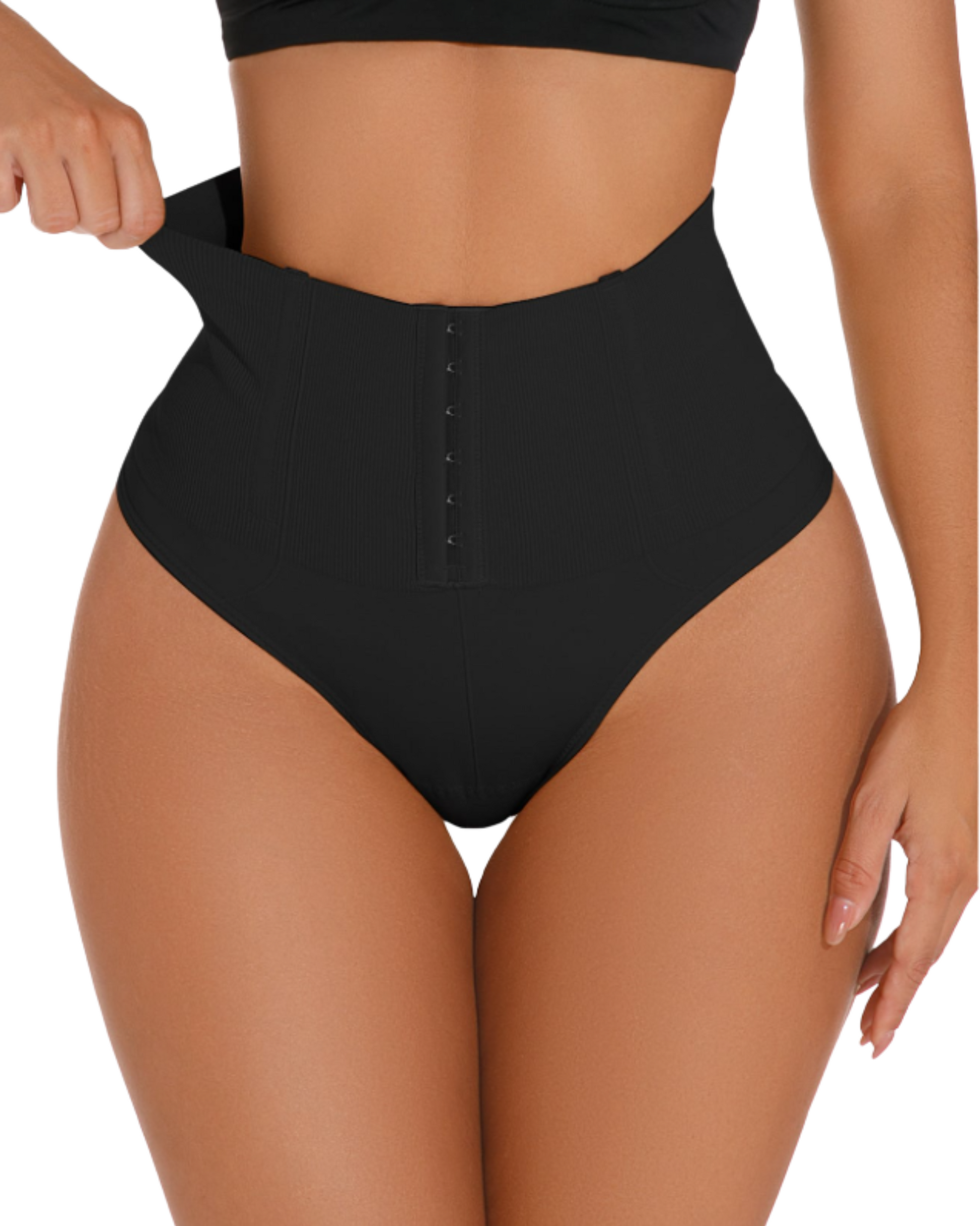 Culotte Gainante  À Crochet Noir | FYNNE Cloudsy